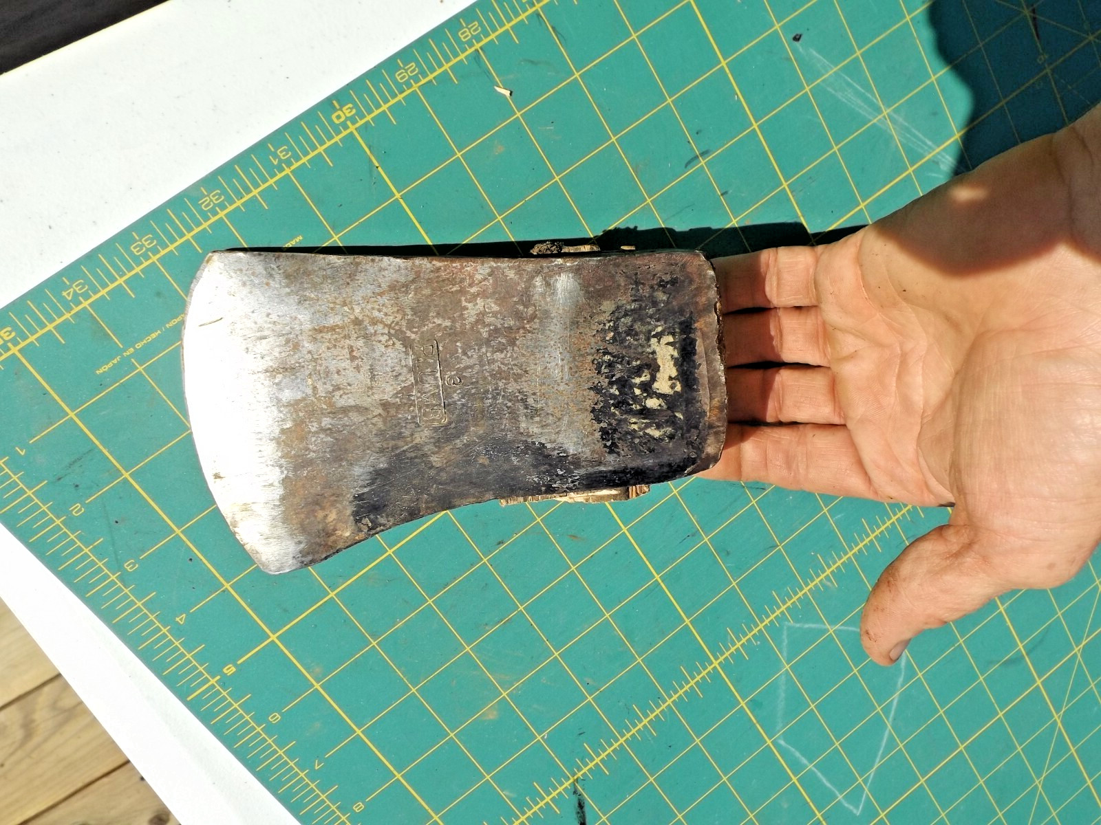 Vintage Plumb # 3 single Bit Camping Axe 3.1 pounds