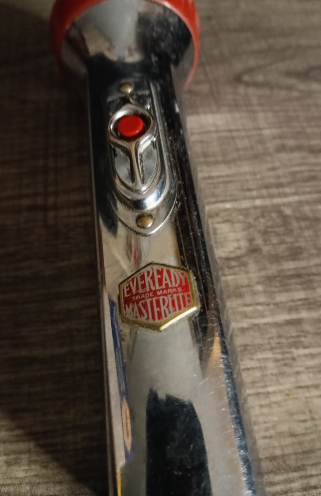 Vintage Eveready Masterlite Chrome Flashlight