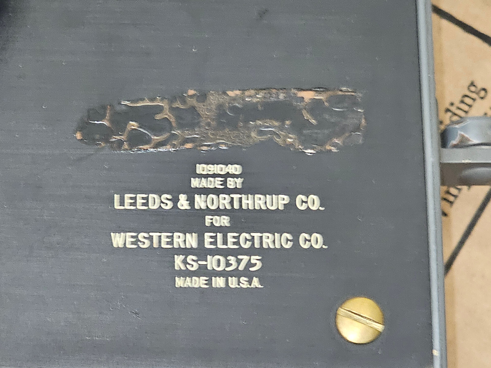 LEEDS & NORTHRUP WESTERN ELECTRIC KS-10375 TEST SET (NOS)