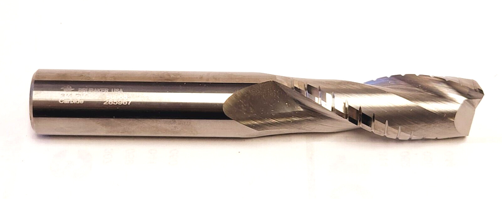 BRUBAKER EDP# E30234-00-B 3/4×3/4×2-1/4×5 CARBIDE ROUGHER W/ CHIPBREAKERS (NEW)