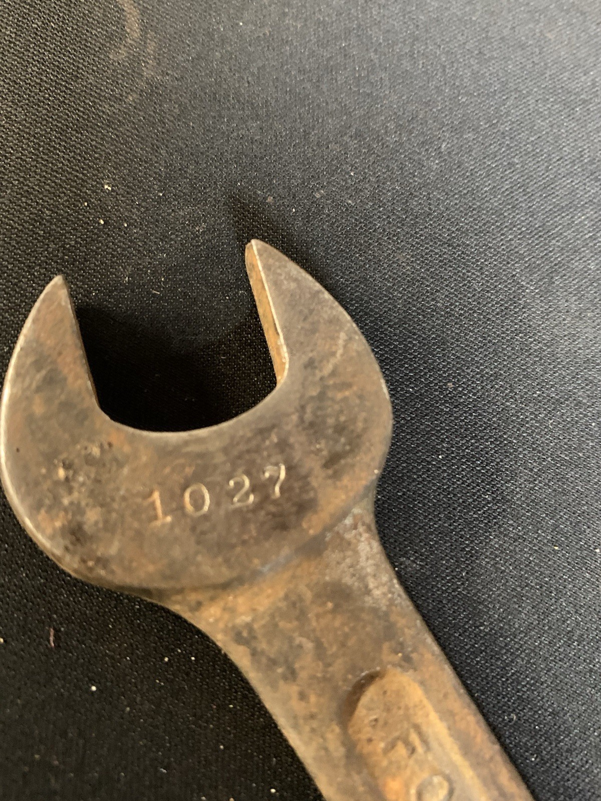 Vintage Craftsman Underline 1027 Open End Wrench 19/32″ – 11/16″ Forged in USA