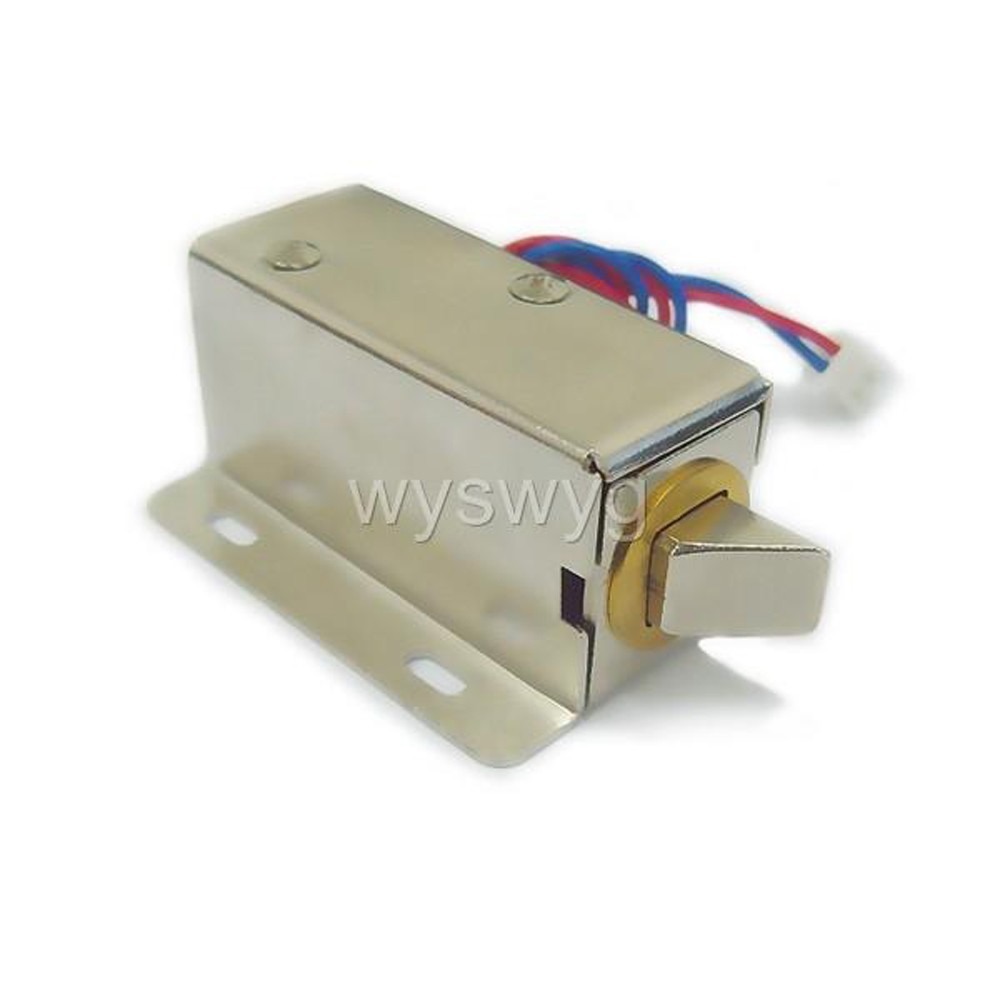 Latch Electric Drawer deadbolt Cabinet Fail Secure Metal Lock Desk Locker DC12V