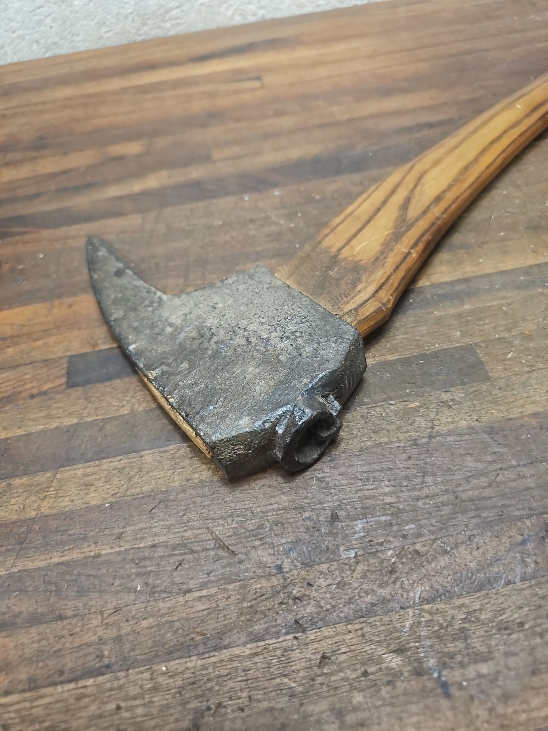 R25- Antique Picaroon with log mark on other end Axe logging tool
