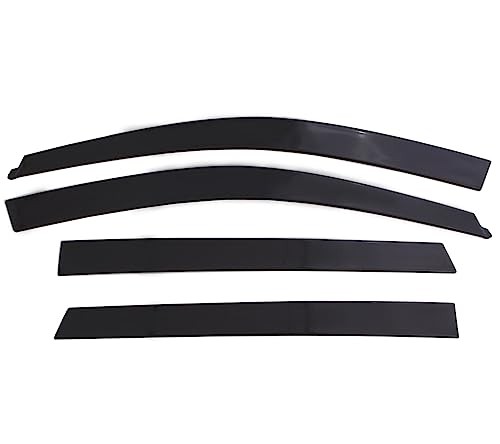 [AVS] Low Profile Rain Guards For 2009 – 2024 Dodge Ram Low Profile – Smoke