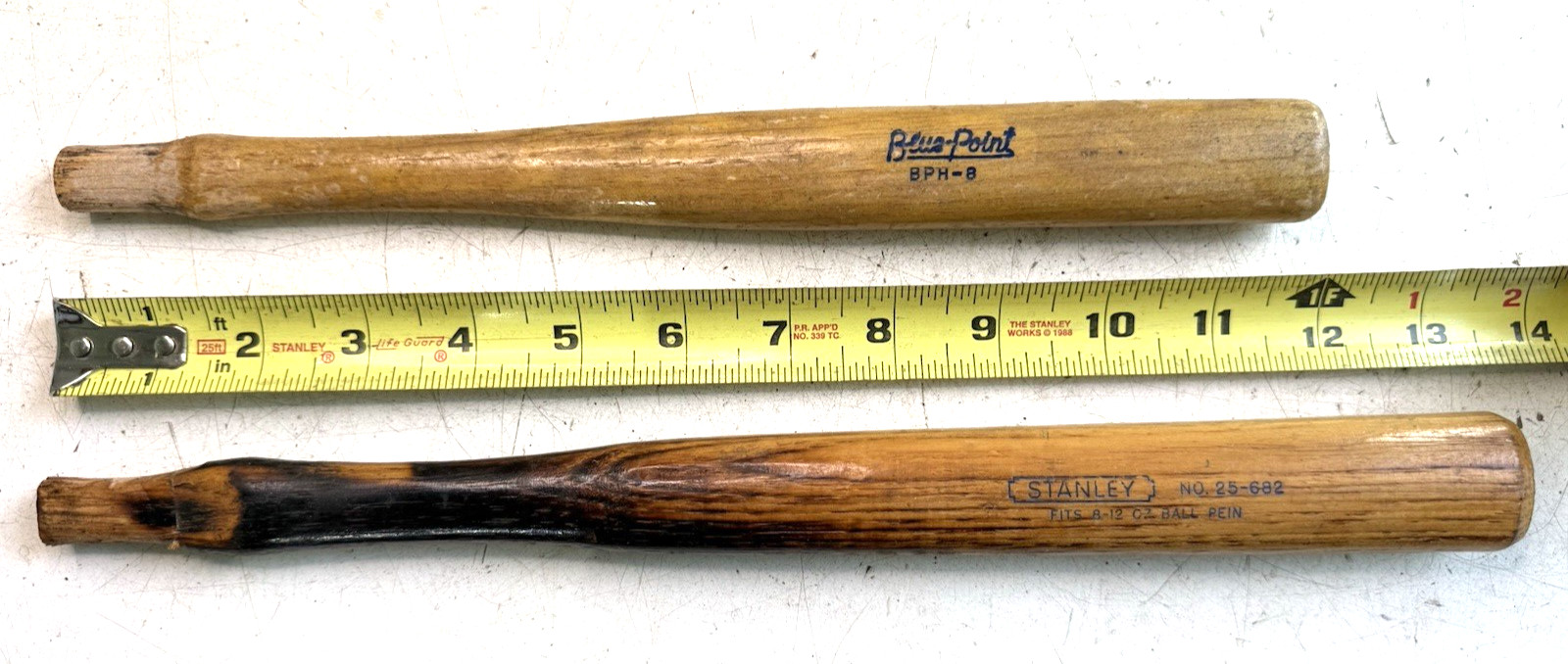 Small Hammer Wood Handles BLUE POINT BHP-8 and STANLEY 25-682