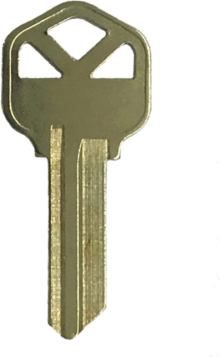 JMA KW1 Kwikset Key Blanks Box of 250 Brass Uncut Keys Locksmith Bulk Lot