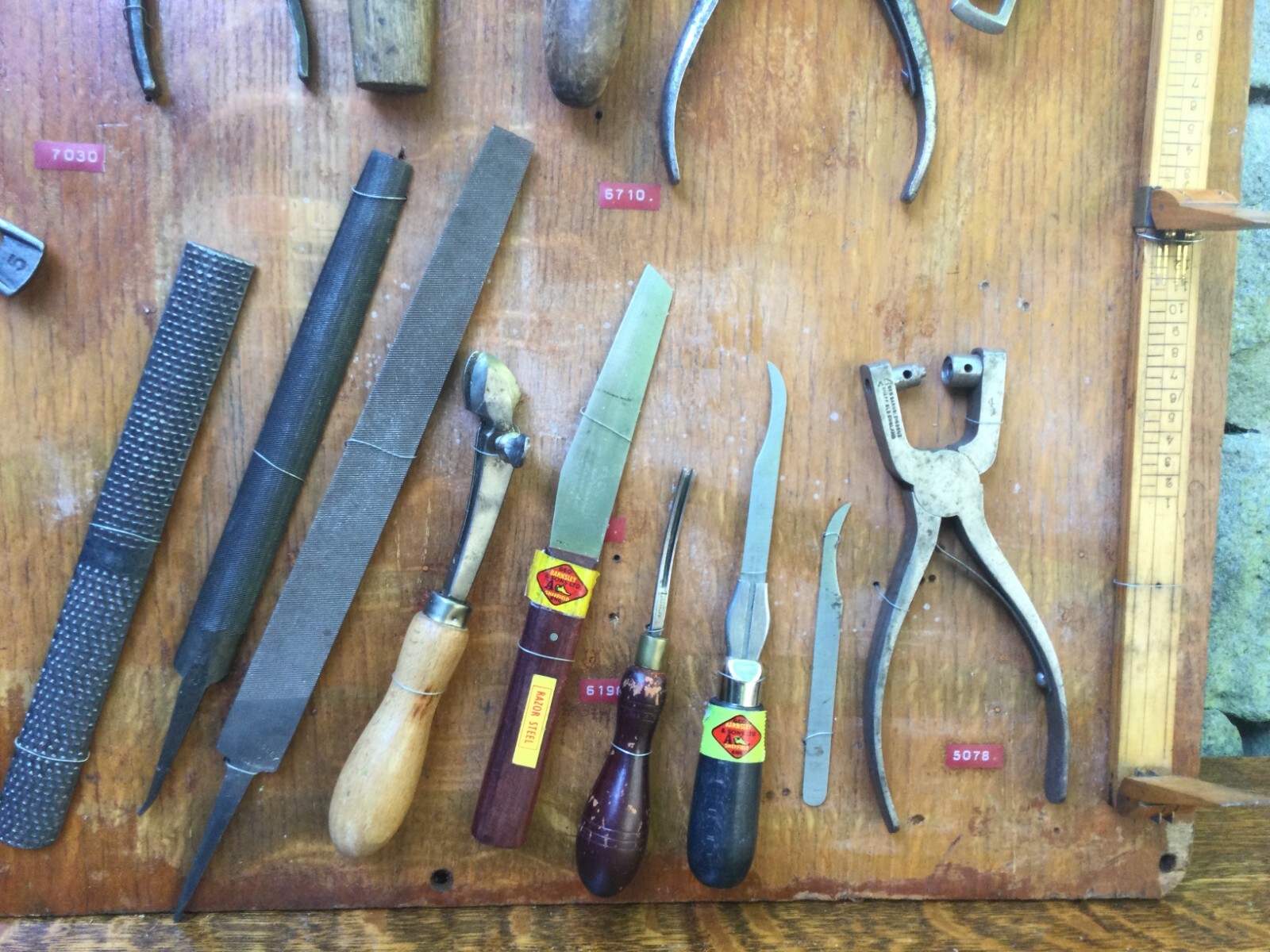 Original 1930s 1940s 1950s George Barnsley tools shop display