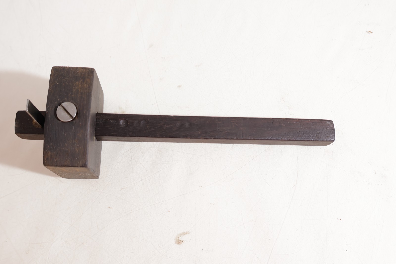 NICE MORTISE MARKING GAUGE ROSEWOOD ? 8 iNCHES GOOD CONDITION MUST SEE 253 tag 2