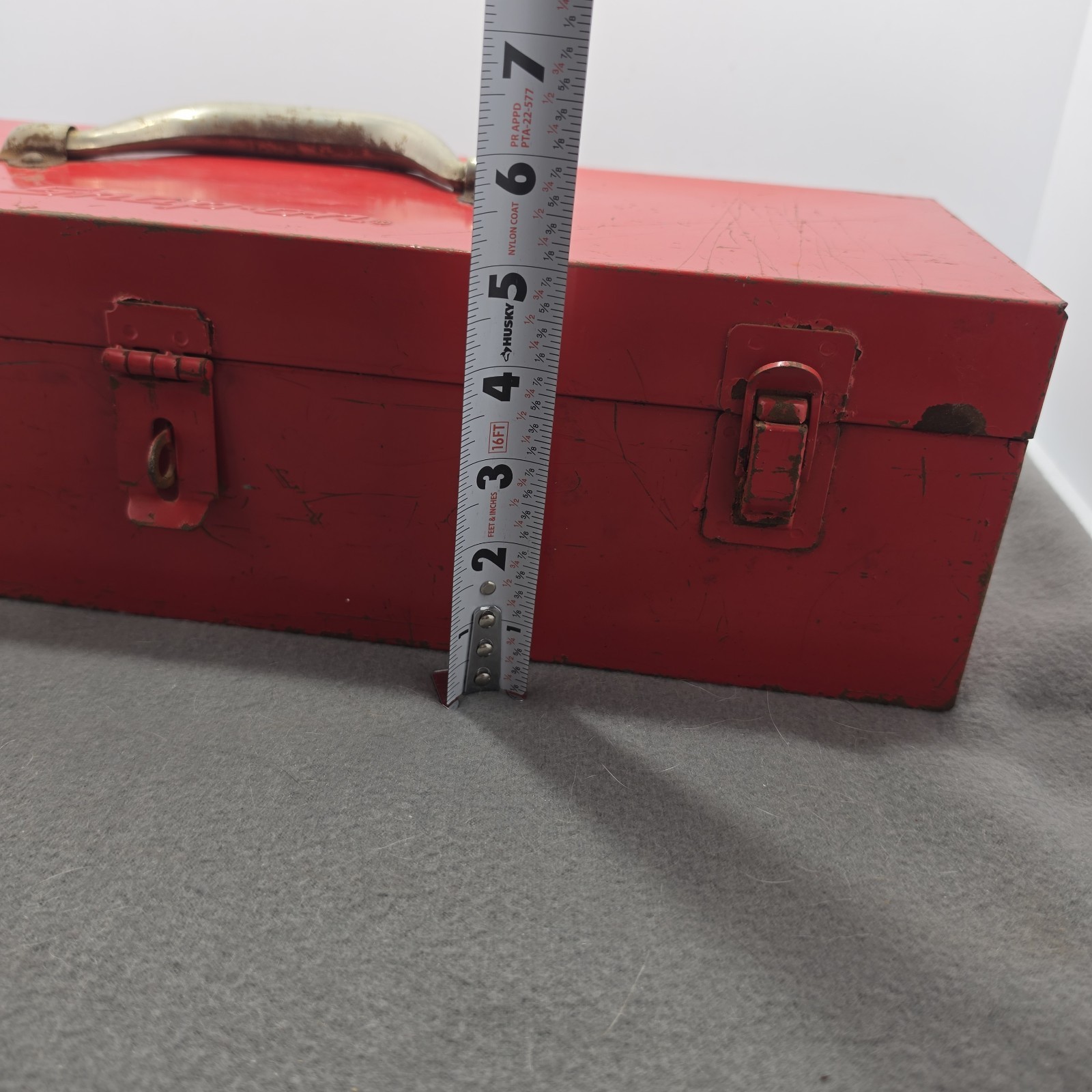 Vintage Snap-On KRA-251A Metal Tool Box 18 1/2” L x 6 3/4” W x 5” T(USA) 1979. J