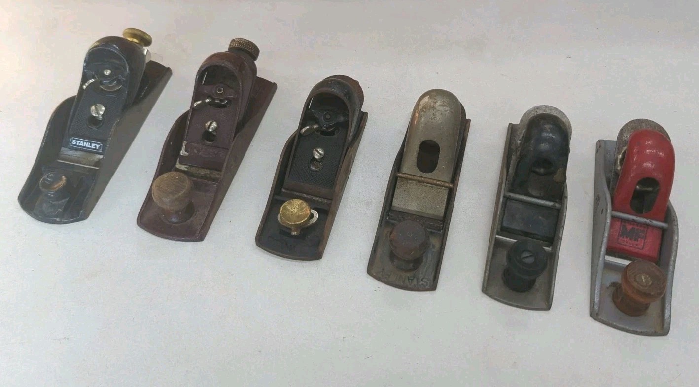 Block Plane Estate 6 Lot Stanley Millers Falls Stanley 110, 9-1/2, England & USA