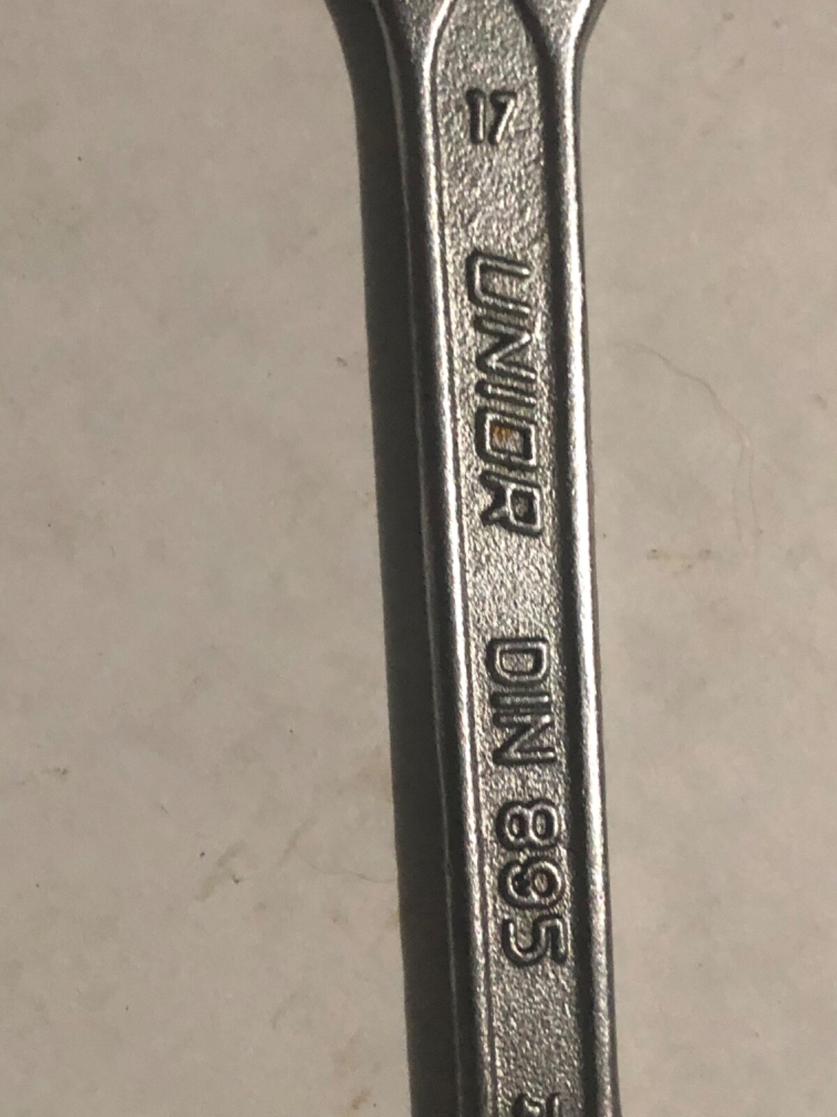 Mercedes-Benz Unior 17mm X 14mm Open End Wrench Metric DIN 895