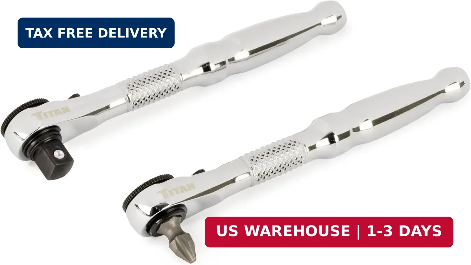 11335 2-Piece 1/4-Inch Drive x 4-1/8-Inch 60-Tooth Ultra Low Profile Micro Ratch