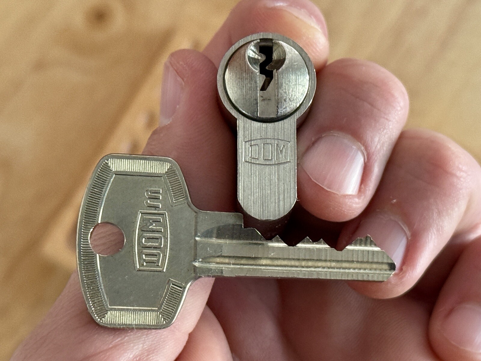 DOM High Security Cut Half Euro Lock W/ Key Locksport Locksmith Germany
