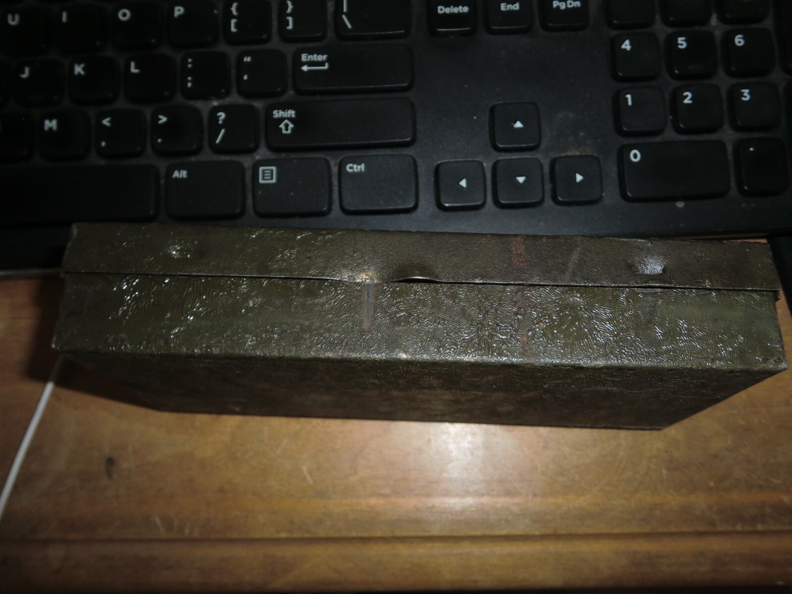 Vintage PLOMB Tool Co Los Angeles, Metal Tool Box, approx 6.5″ x 2.75″ x 1.25″