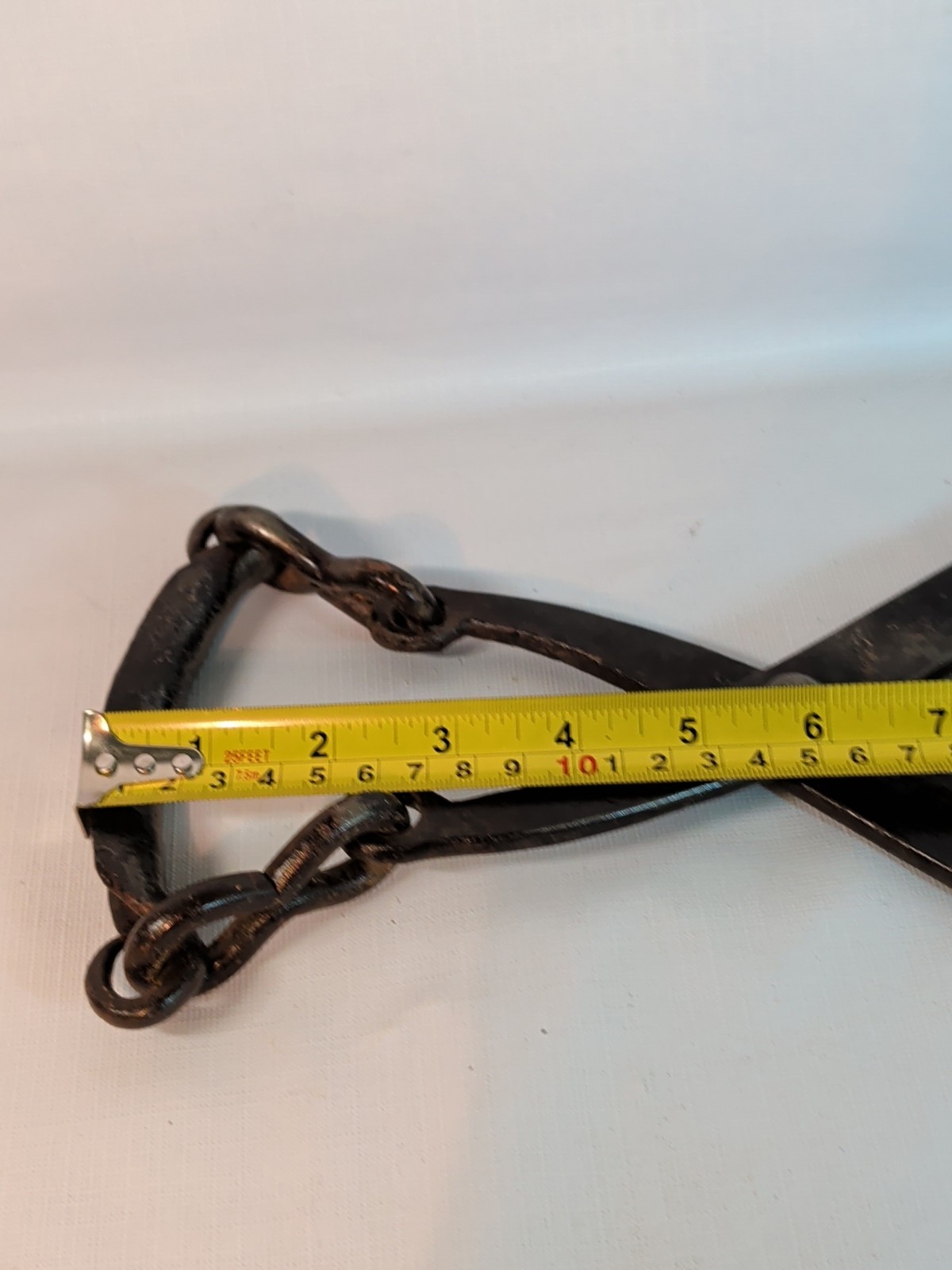 Primitive Antique Metal Log Ice Tongs Clamp Vintage Great Condition Handle