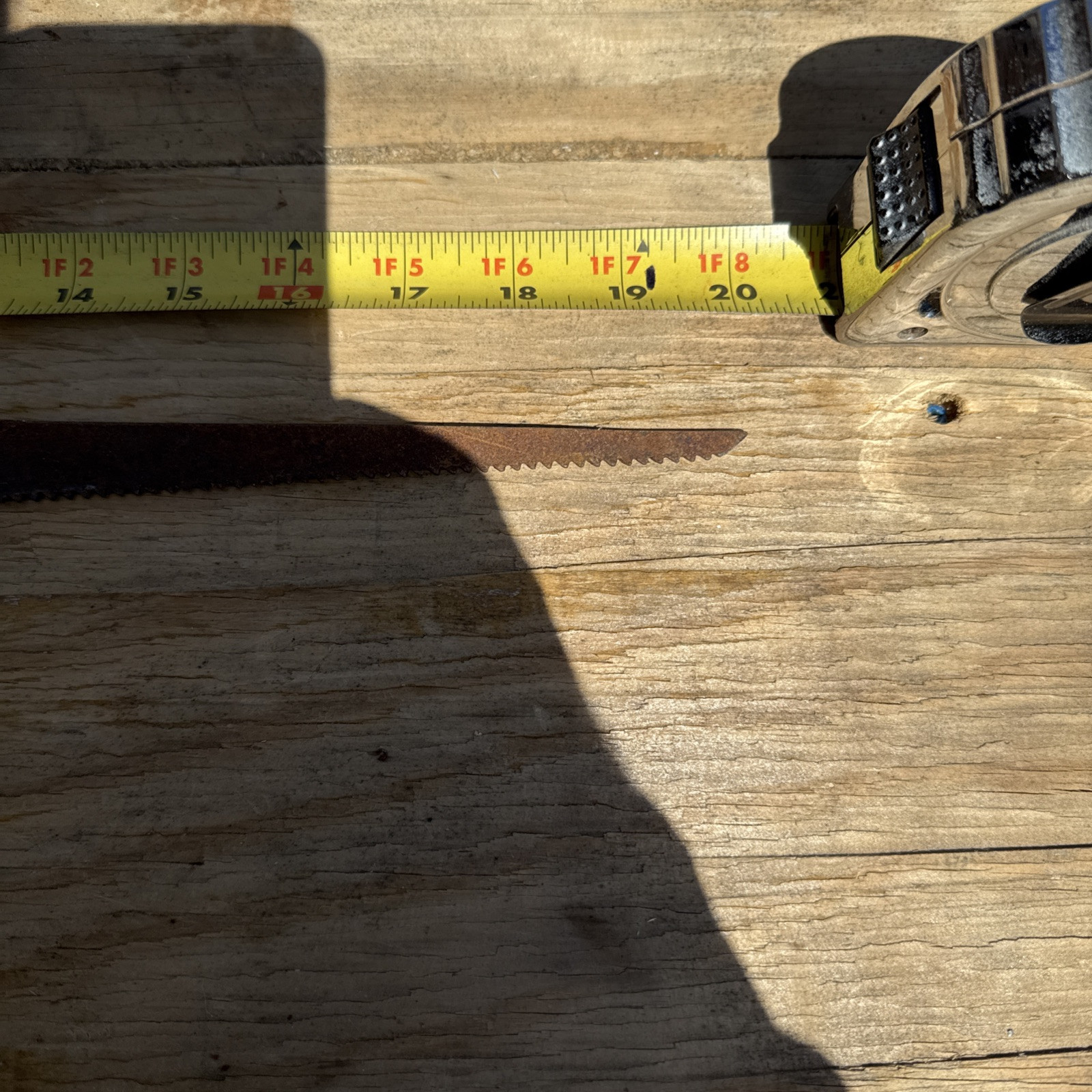 Vintage Keyhole Saw Wood Handle Steel Blade