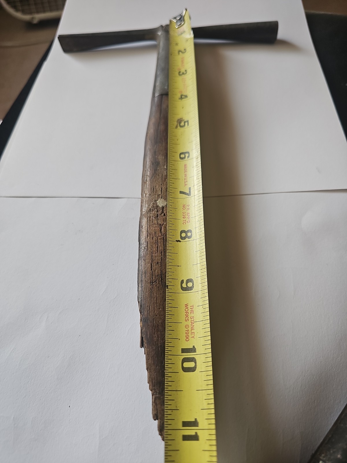 Rare early CS Osborne Newark N.J Strapped Tack Hammer Upholstery Leather Tool