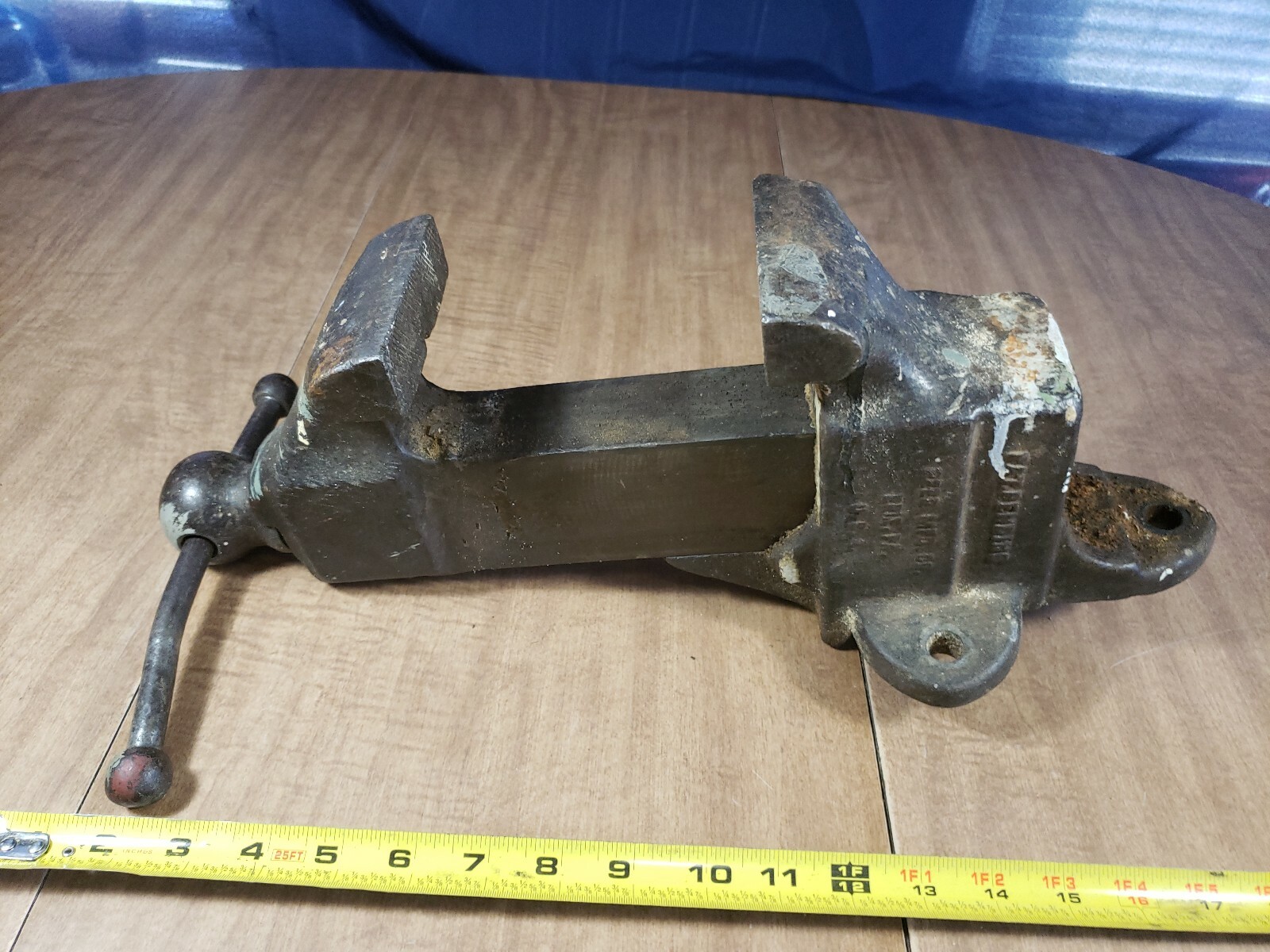 RARE Vintage Reed Manufacturing Co. 103 ½ Vise 3½ Jaw