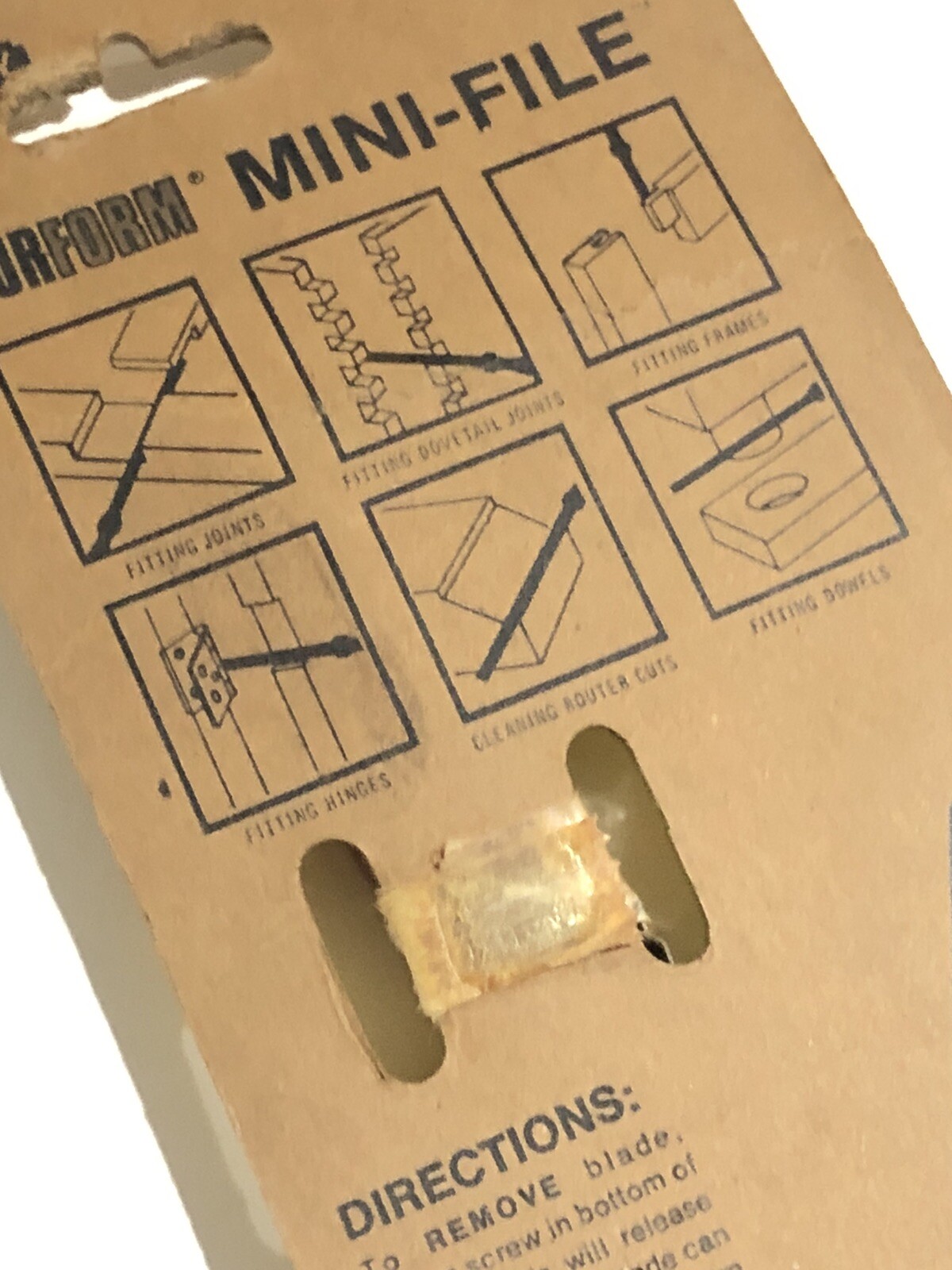 VTG NOS Stanley Surform Mini-file No.21-125 USA Shape Form Smooth USA Rare Find