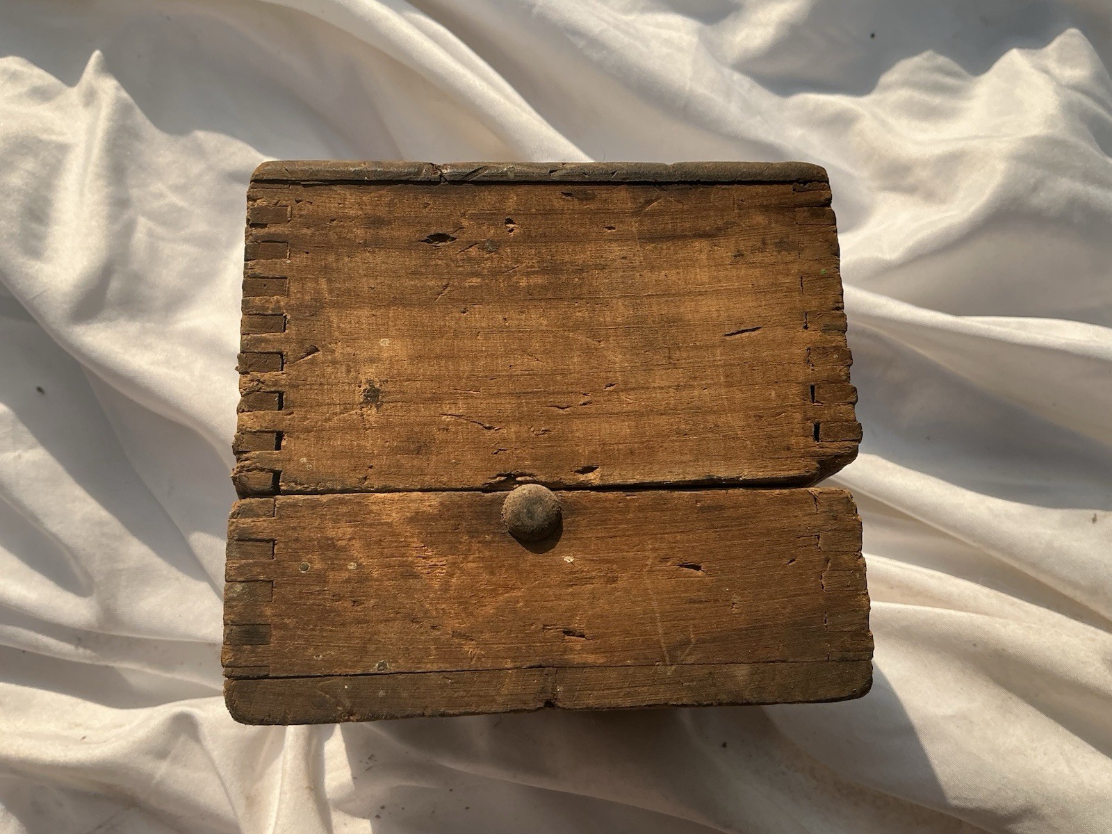 Antique Complete Set Hardened Steel Reverse Number Punches In Wood Case-old