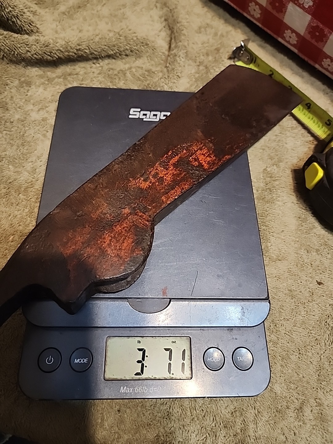 Antique ICE HARVESTING AXE HEAD by William T. Wood & Co