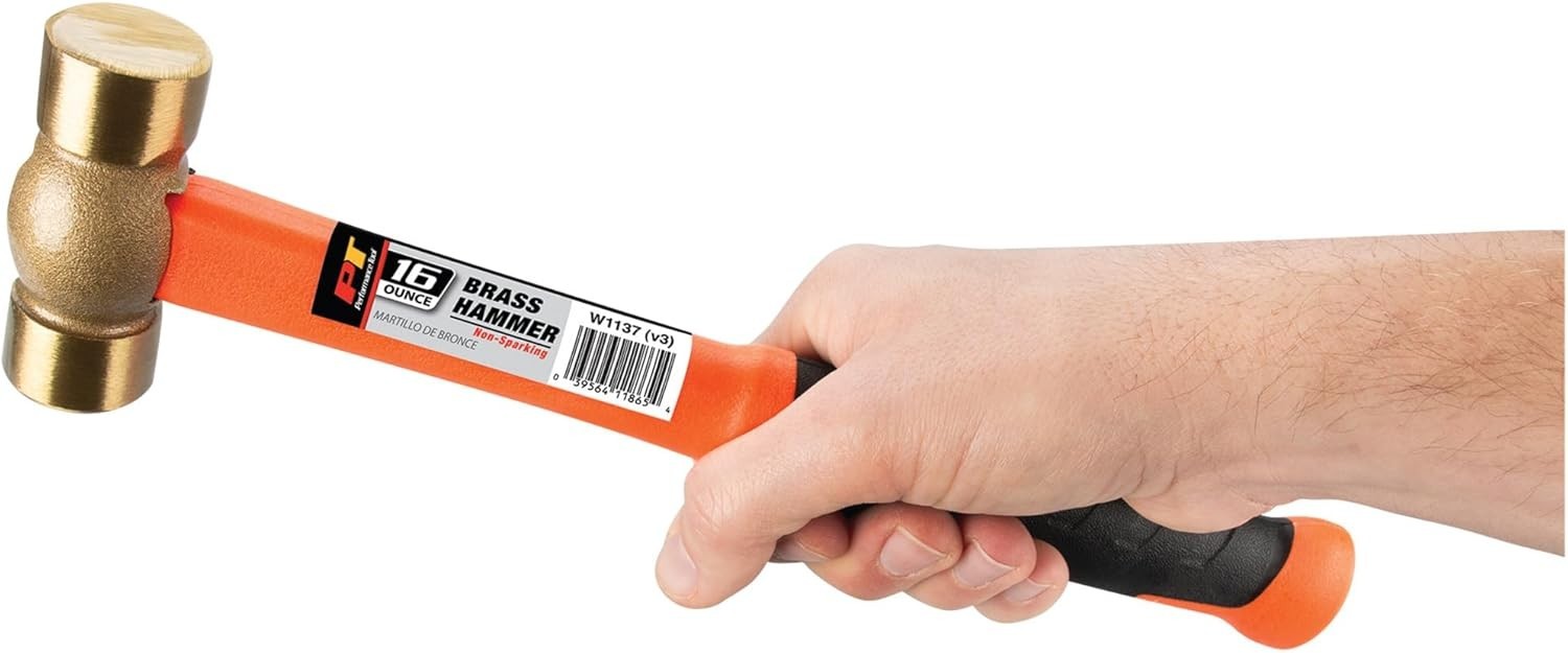 Versatile 16 oz Brass Hammer for Precise Applications – Durable and Stylish