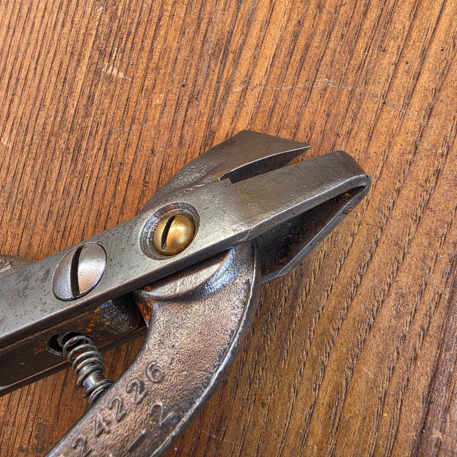 Vintage Shears Sheet Metal Cutter Wiss Craftsman Dunlap Whitney Great Condition
