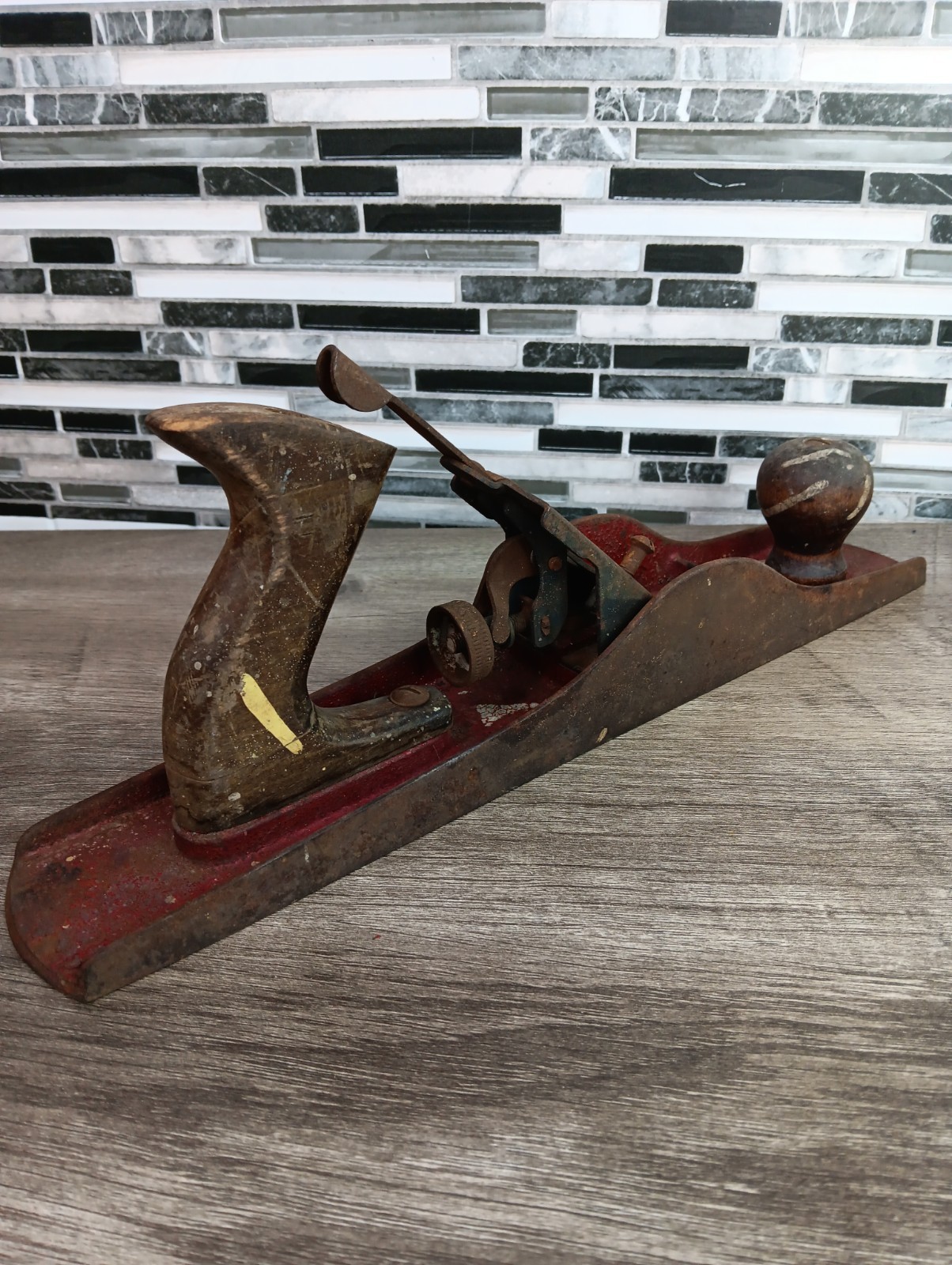 Antique Hand Wood Planer Collectibles Shop Decor Rustic Americana