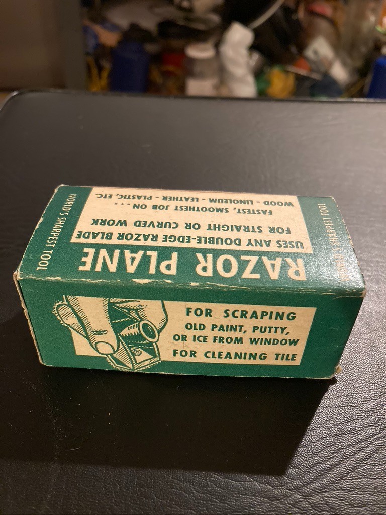 Vintage Razor Plane With Original Box Select Products Calif, USA 1950’s Tool