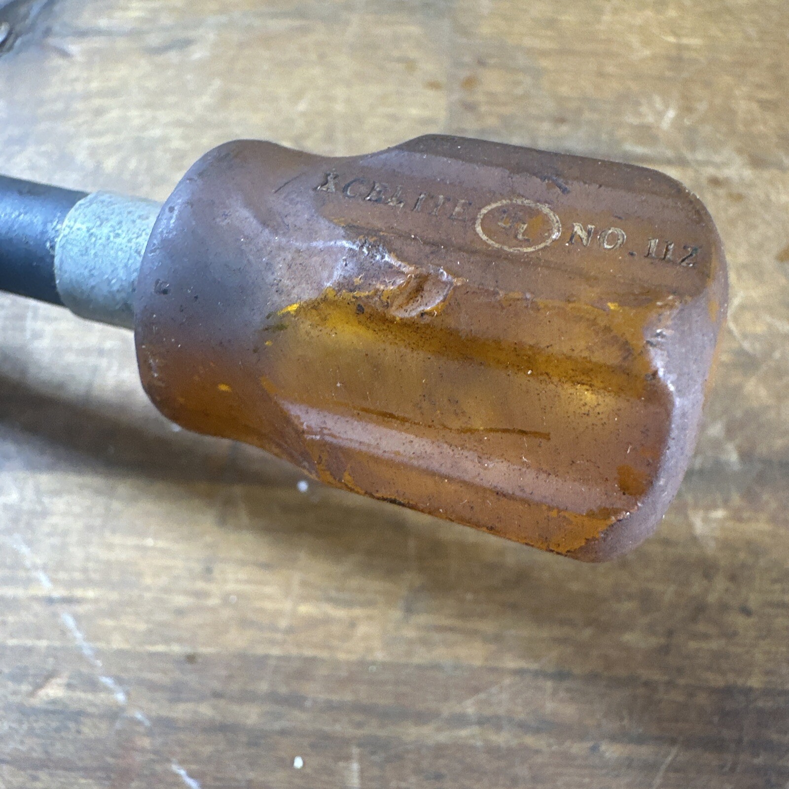 Vintage Xcelite No. 112 Specialty Carburetor Flex Shaft Hex Driver Tool