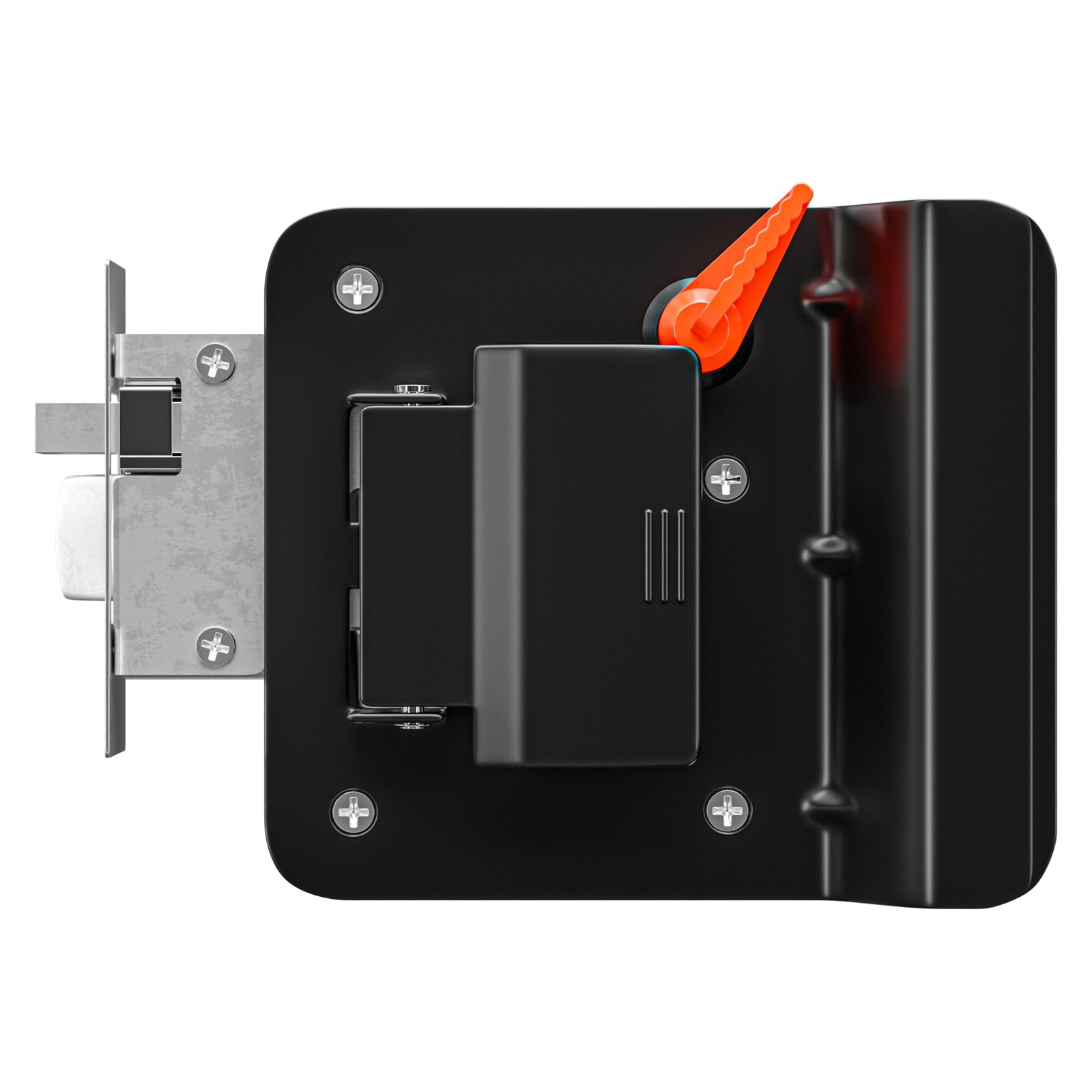 RV Travel Trailer Entry Door Lock Polar Chrome Paddle Deadbolt