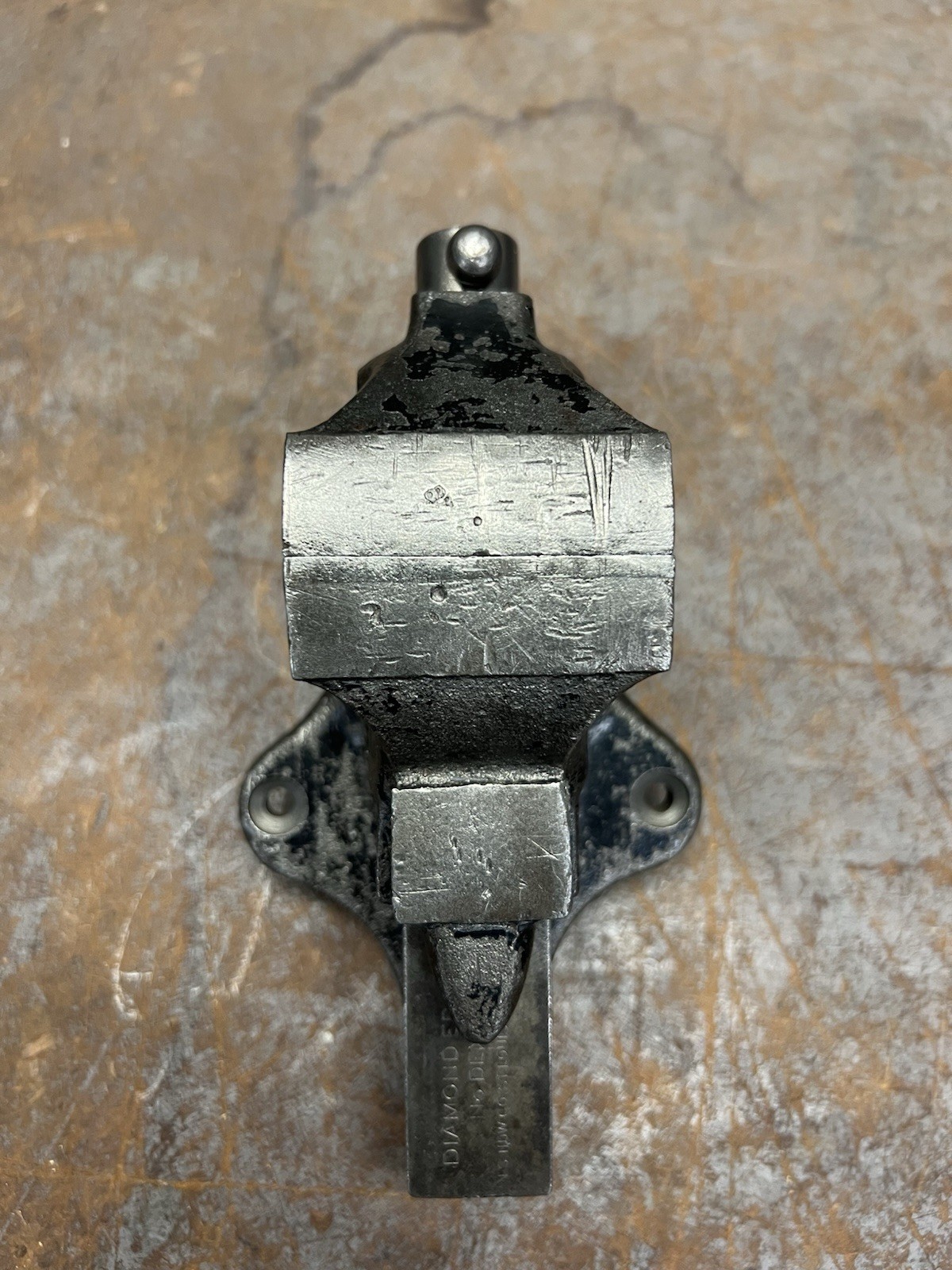 1920’s Shapleigh Hardware Diamond Edge Vise. 2 1/4” jaws! Vintage Antique!