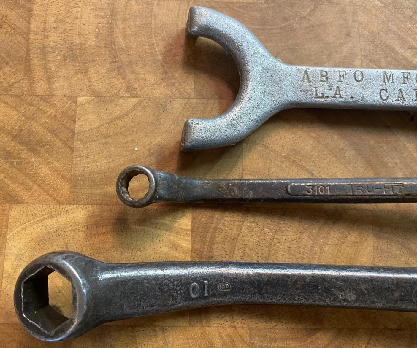 Vintage Ford, Lectrolite Tru-Fit, and Other USA Made Wrenches, Lot of 6