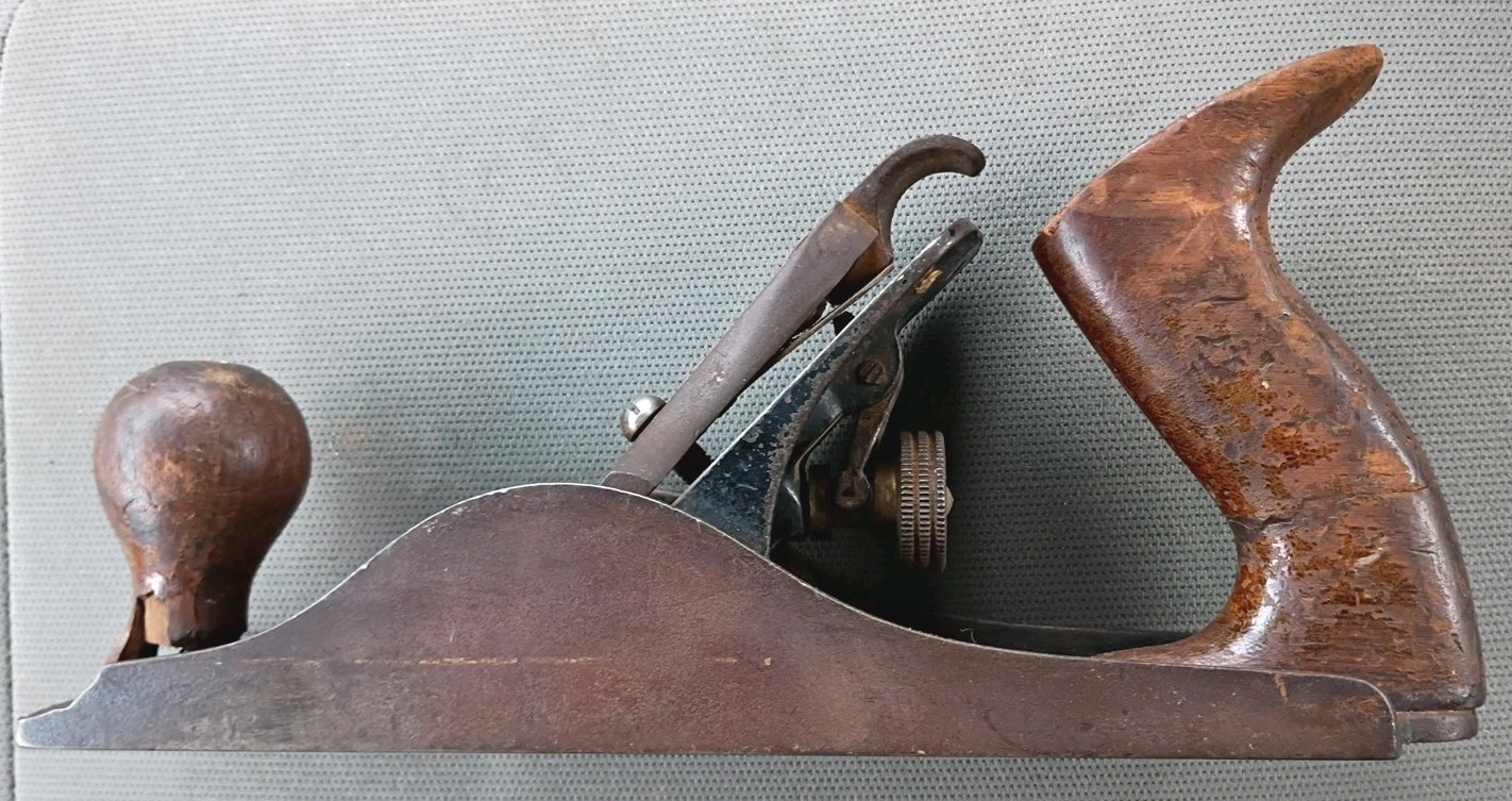 1942 1950 Vtg Sargent USA No 409 Smooth Wood Plane No 4 Tool