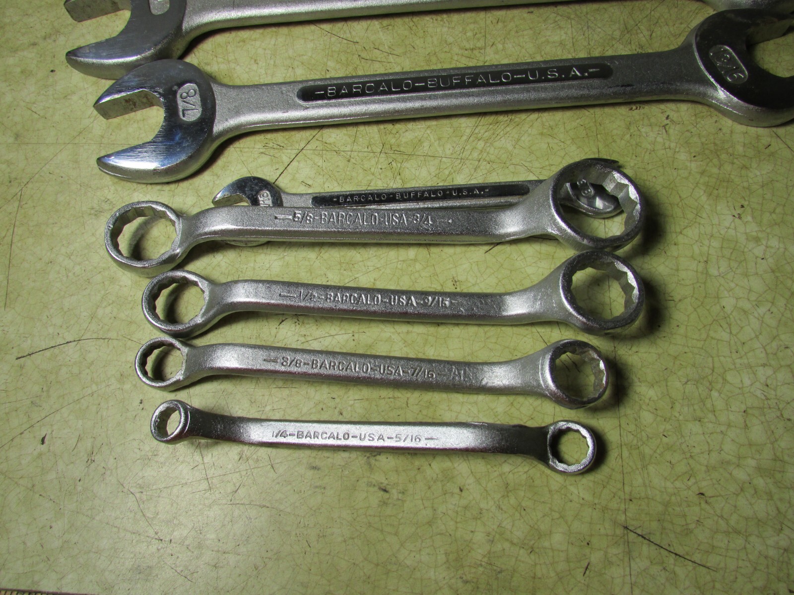 Vintage Barcalo Buffalo USA Handy Tool Kit Roll w/ Some Wrenches