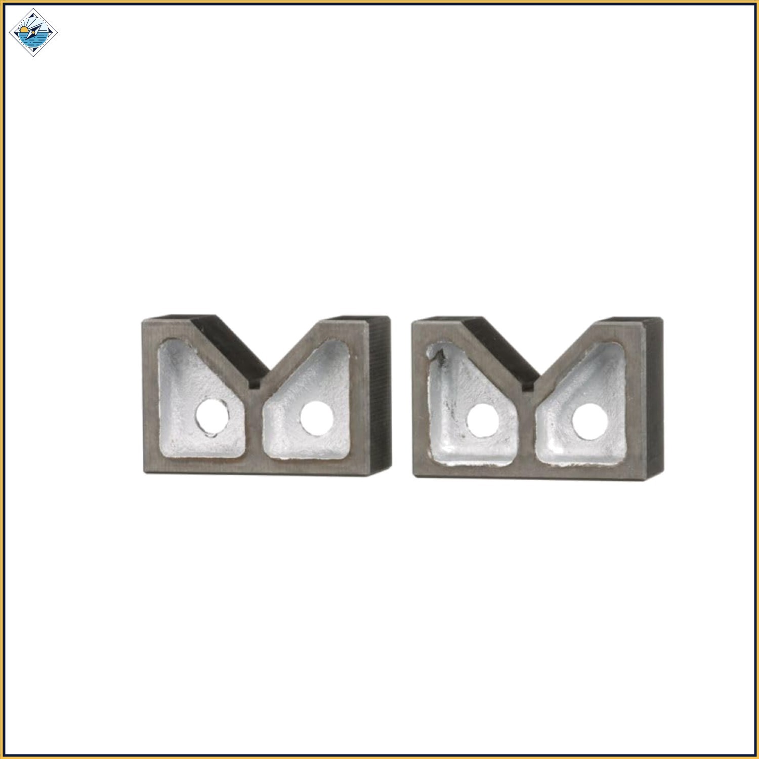 Cast Iron V Blocks, Durable and Precise for Machining and Layout Applications