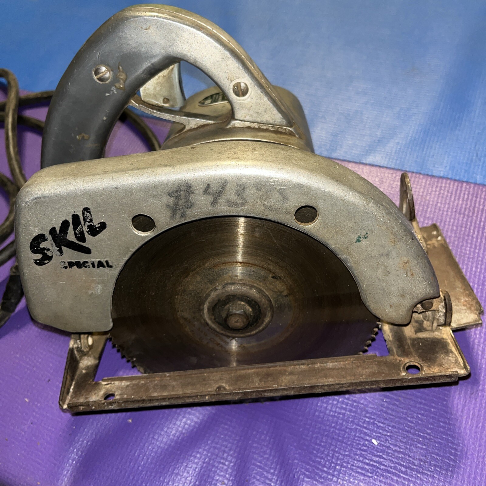 Vintage Skil Home Shop Special Saw model 516 Made U.S.A – w Vintage USA Blade