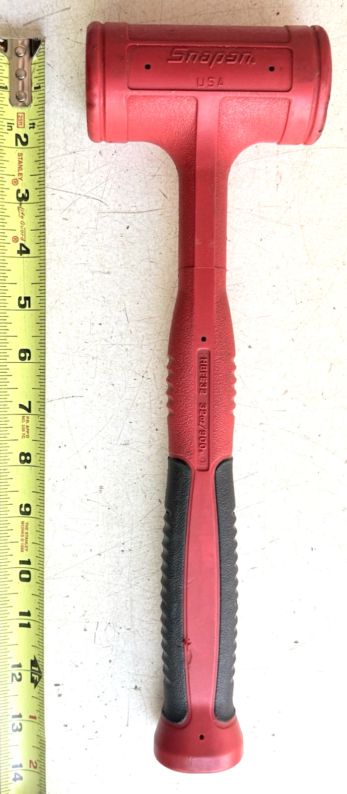SNAP ON HBFE32 32 Oz / 900g Soft Grip Dead Blow Hammer / Used