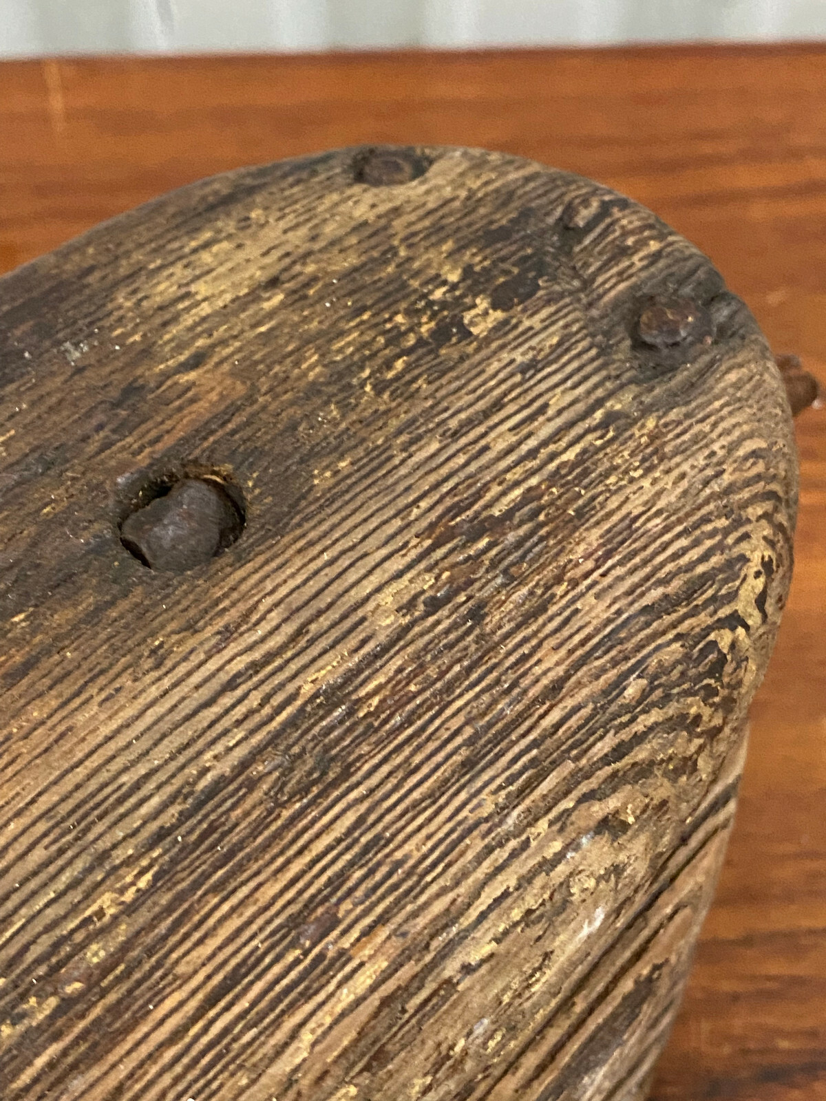 Vintage Wooden Block Double Pulley ~ Western Lock Co.