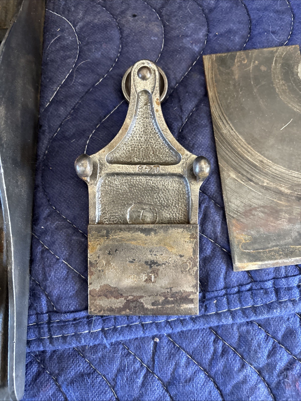 Vintage CHAPLIN’S PAT’S TOWER & LYON Corrugated Plane Antique Tool No 7