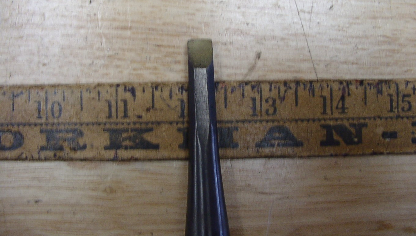 Vntg Stanley 5/16″ X 3-1/4″ Bevel Edge Socket Chisel,W/Craftsman L.C. Handle,EXC