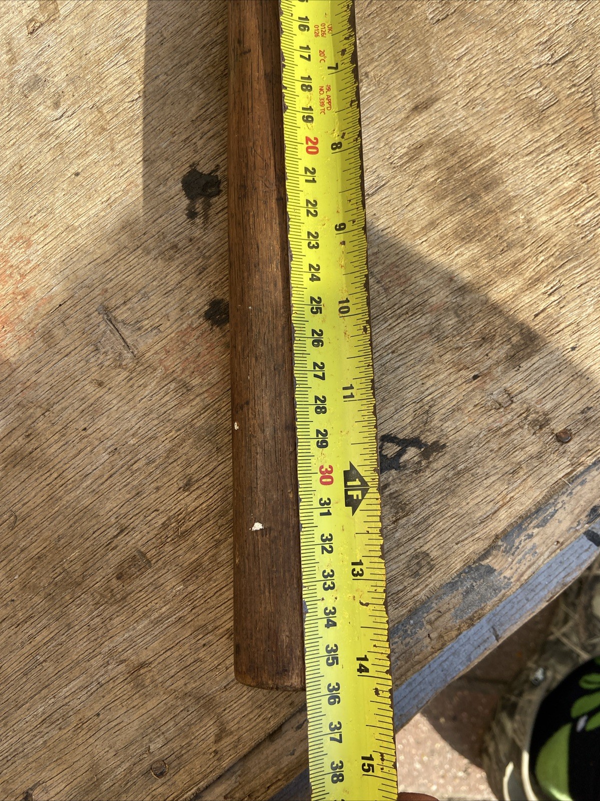 Vintage Claw Hammer Military Arrow Wooden Handle Rare