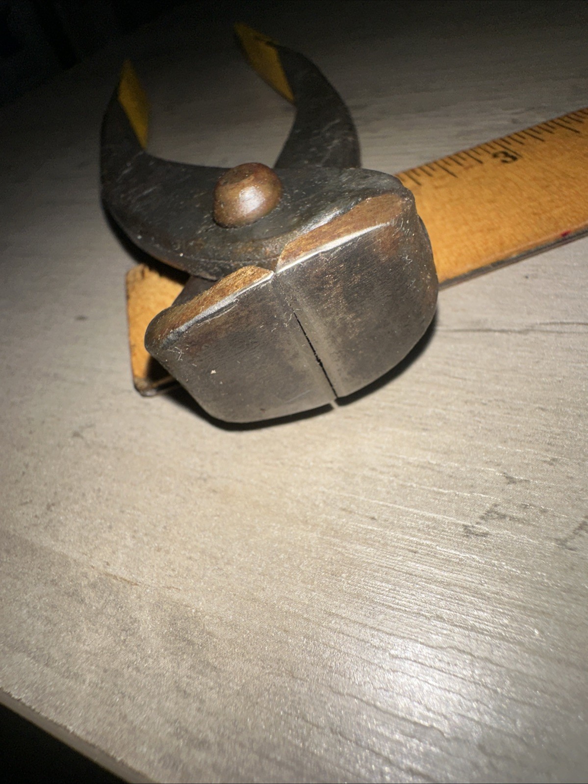 Vintage End Cutting Pliers Nipper Horse Shoe Blacksmith Tool Steel 7 inch