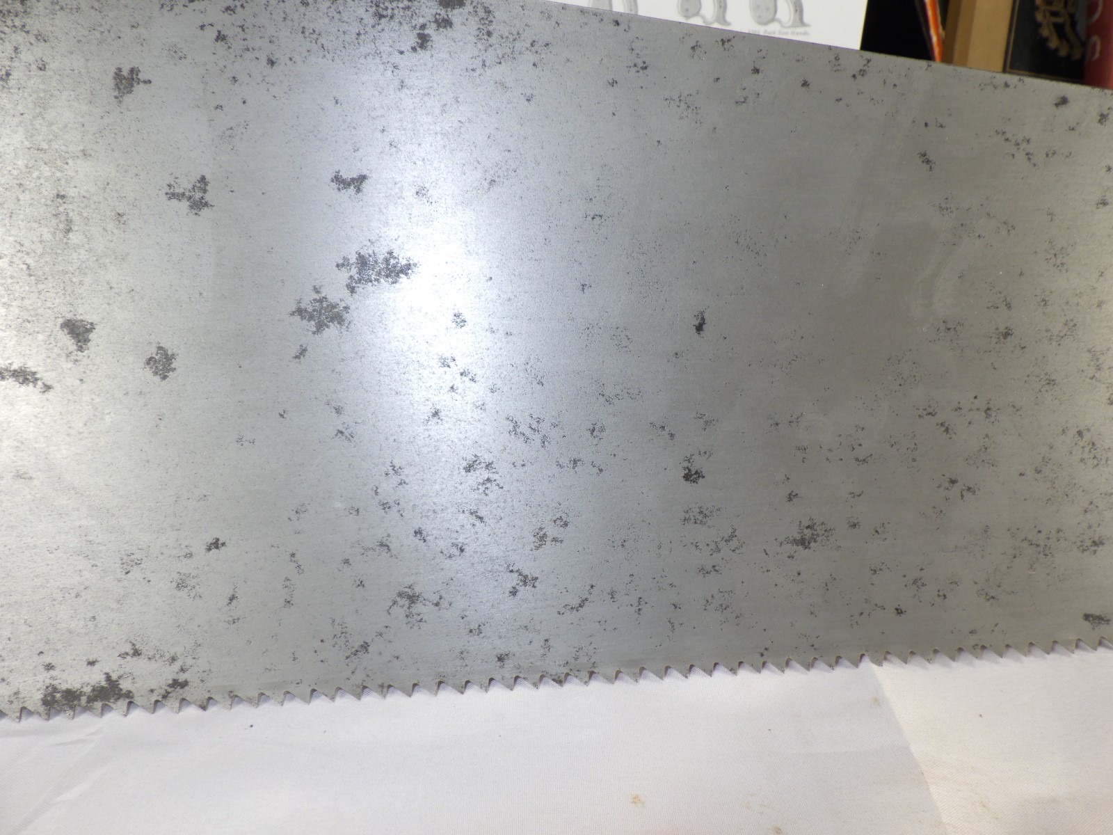 Disston #7, 26″, 5 1/2 ppi Rip Cut, 1878-79, Jointed, Sharpened, INV 1503