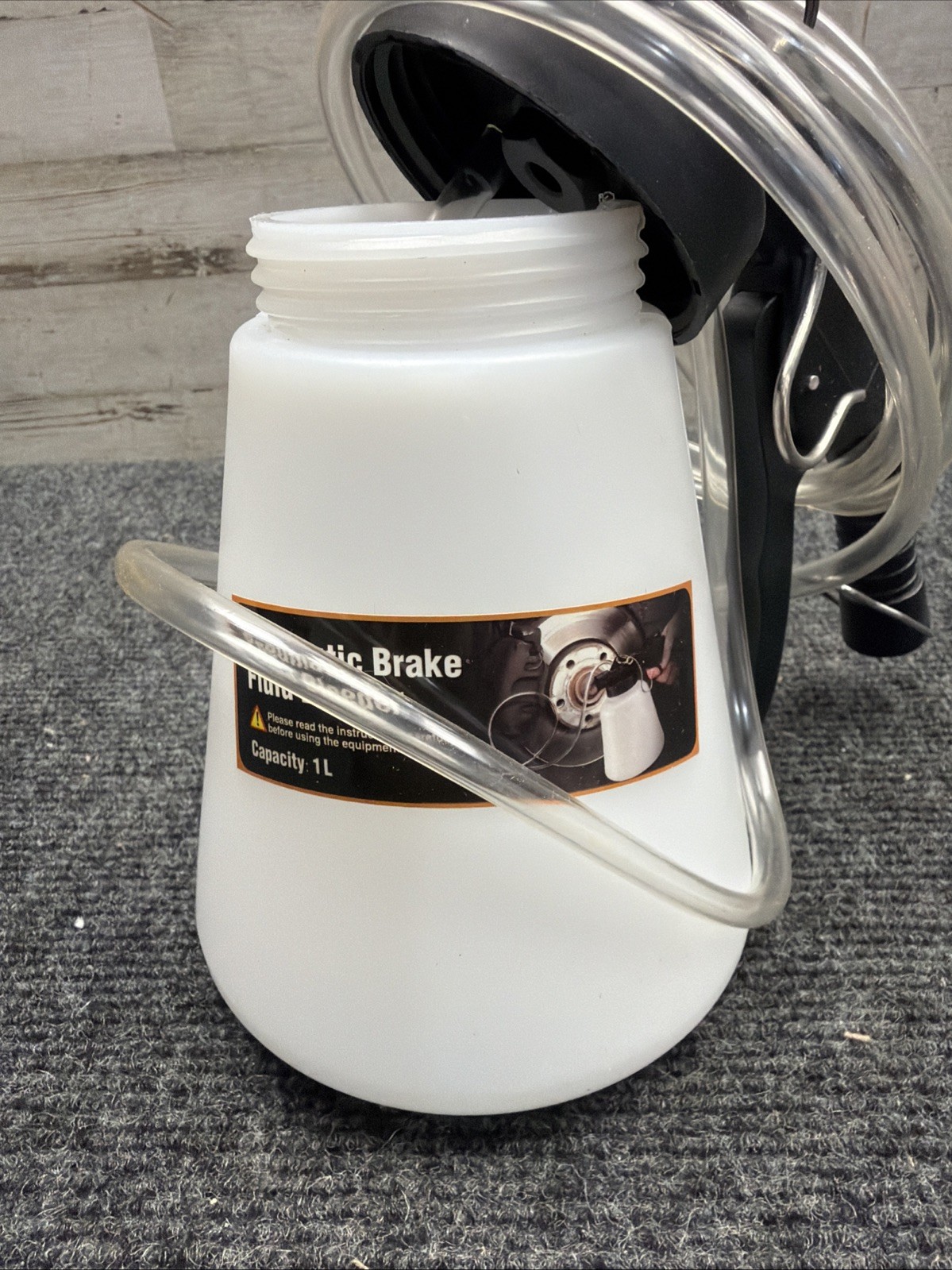 NOS Vacuum Brake Bleeder Kit 1L Pneumatic Brake Fluid Bleeder GEP12L
