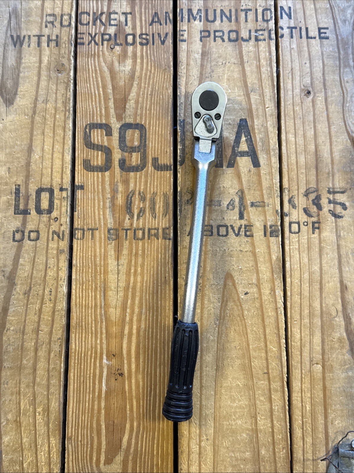Genuine Hazet 8816 GG 3/8″ Hinge Ratchet Vtg Rare Discontinued Germany Chrom Van