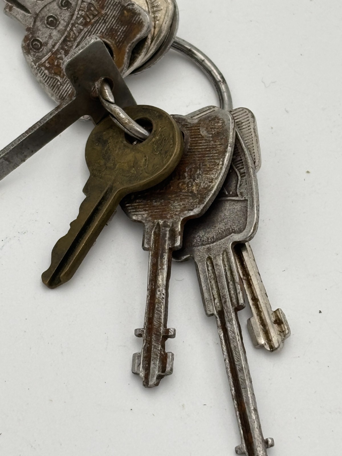Vintage Set of 10 Keys USA Ilco, Master Lock, National