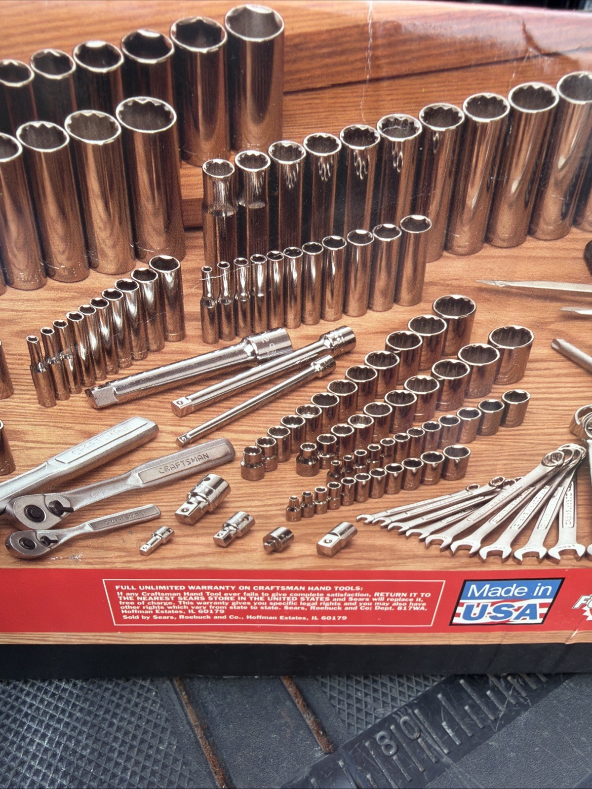 Rare Sexy Sears Craftsman USA LONG REACH 236pc Mechanics Tool Socket Set 33306