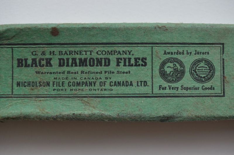 1920s Canada Black Diamond Files ORIGINAL BOX