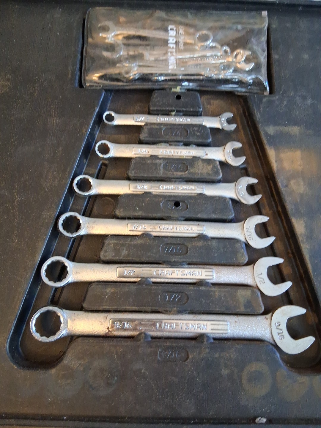 Vtg CRAFTSMAN 107 pc Mechanics Set USA USED Missing 40 Pieces Case Doesn’t Lock